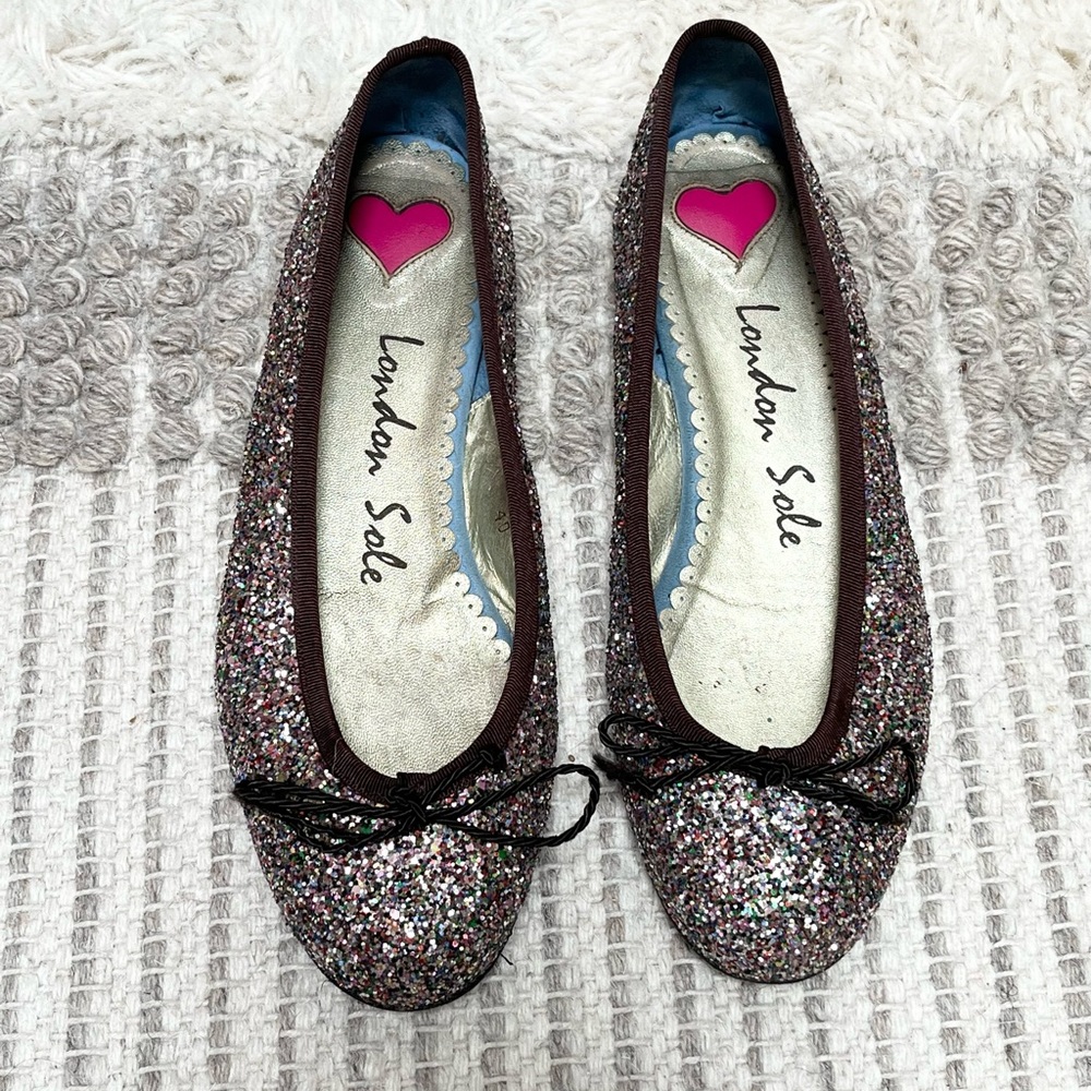 Sparkly London Sole Ballerina Flats